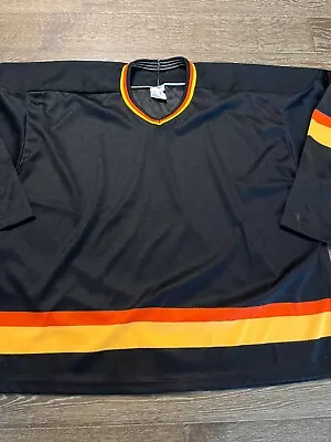 VTG NWOT Vancouver Canucks Jersey XXL Hockey CCM Maska Air Knit NHL 90s Skate • $62.50