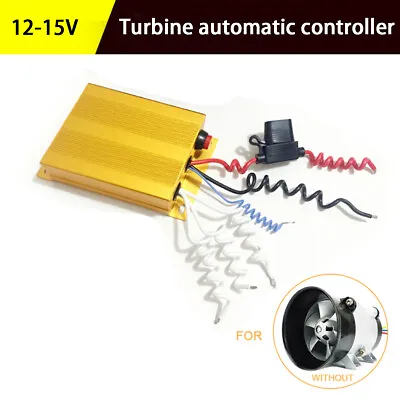 35000 RPM Electric Turbo Charger Kit Turbine Controller 12-15V Aluminum Box • $99.98