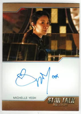 Women Of Star Trek Art & Images Michelle Yeoh Capt. Philippa Georgiou Autograph • $199.99