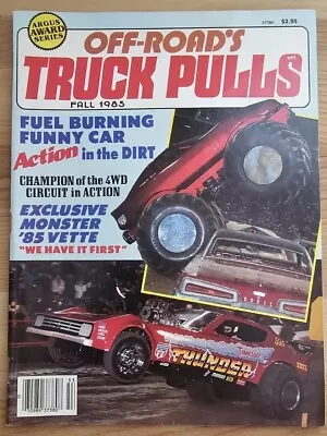 *Vintage Fall 1985 Off Road Truck Pulls 4x4 Monster Jam Truck Magazine* • $40.99