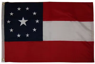 2x3 1st National 11 Stars Middle Star 100D Woven Poly Nylon Flag 2'x3' Banner  • $8.88