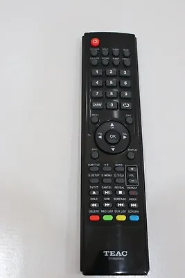 Teac Remote - 0118020315 - Used - Black - Grade A • $22.50