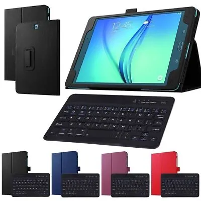 $13.99 • Buy AU For Samsung Galaxy Tab A 8  SM-T350 T355 SM-T355Y Keyboard Leather Case Cover