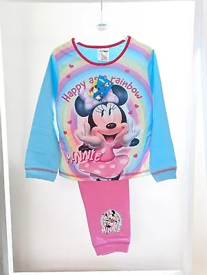 Disney Girls 4-5 Years MINNIE MOUSE Character Pyjama Set Sleepwear Clothes Cute • £7.50