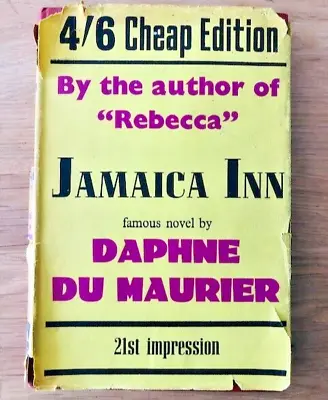 JAMAICA INN By DAPHNE DU MAURIER - Pub. VICTOR GOLLANCZ - H/B D/W -£3.25 UK POST • £14.99