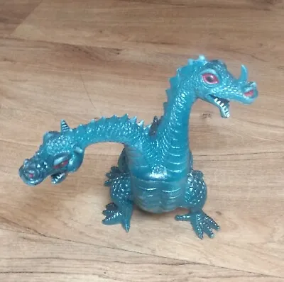 Vintage 1983 Imperial Blue Two Headed Dragon Dagger Knight Monster Toy  • $10