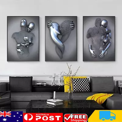3D Romantic Couples Abstract Canvas Wall Art Poster Painting Pictures Home Decor • $11.94