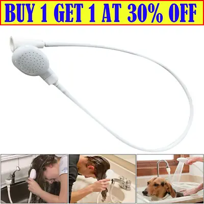 £8.99 • Buy Single Tap Shower Spray Hose Bath Pipe Tub Sink Spray Attachment Head Washing