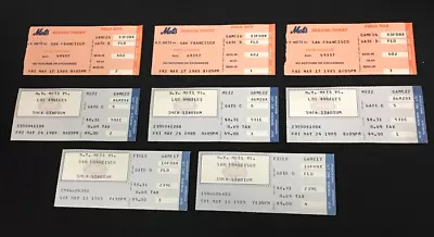 1985 Shea Stadium Ticket Stubs Lot Of 8 New York Mets • $19.99