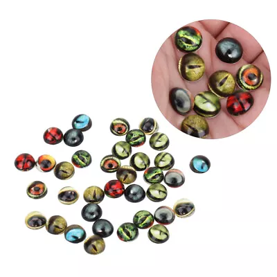  50 Pcs Crystal Gemstone Beads Jewlery Making Supplies Home Decoration Round • £7.19