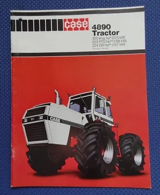 J I CASE Model 4890 4WD Farm Tractor Sales Brochure - 1979 To 1983 • $20