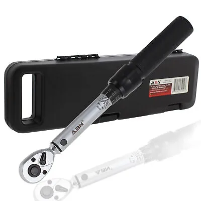 ABN Torque Wrench 1/4 Drive - Dual Direction Click 10-150 Inch Lbs Torque Wrench • $39.99