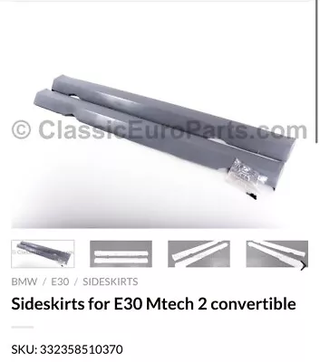 Sideskirts For BMW E30 Mtech 2 Convertible • $419.99