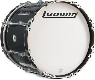 Ludwig LUMB18PB Ultimate Marching Bass Drum - 14 Inches X 18 Inches Black • $687.99