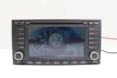 VOLKSWAGEN TOUAREG  Radio Navigation Unit AM-FM Tuner CD OEM 2005 - 2007 • $349.99