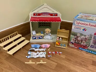 Sylvanian Families Calico Critters Grandstand And Souvenir Shop Boxed Ex Cond • $63.13