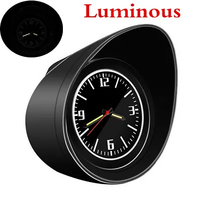 £13.92 • Buy Car Interior Dashboard Clock Pointer Time Gauge Luminous Black Shell Luminous X1