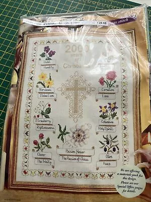 Mary Hickmott 2000 Years Christianity Cross Stitch Kit Evenweave • £15