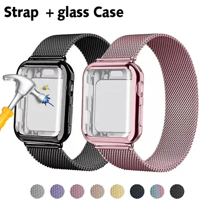 $8.99 • Buy Milanese Metal Loop Case For Apple Watch Series 7 6 5 4 3 2 1 SE 38mm 40mm 45mm