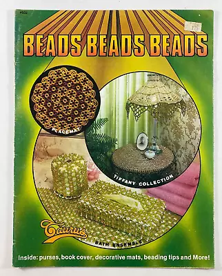 Taurus 502 BEADS BEADS BEADS 24pg Pattern Booklet Purses Mats Covers Shade 1979 • $10.99