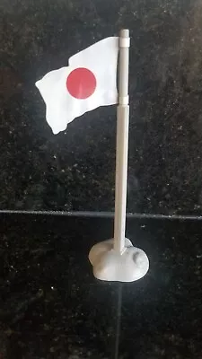 Vintage Marx Japanese Army Metal Flag & Pole Battle Ground Playset  • $26