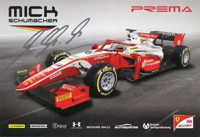 Mick Schumacher Autograph German Racing Driver Signed Promotion Card • $69.42