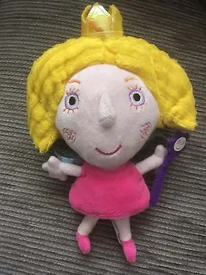 Cbeebies Ben And Hollys Little Kingdon. Holly Plush Talking Figure. 9” Tall 2008 • £4.95