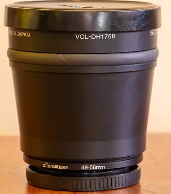 Sony VCL-DH1758 1.7x Tele Conversion Lens With Adapter - Extend Your Reach! • $25