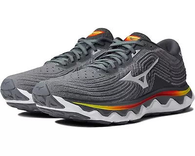 Mizuno Men's Wave Horizon 6 Ultimate Grey Silver BRAND NEW Size 8-12 (UG73) • $102