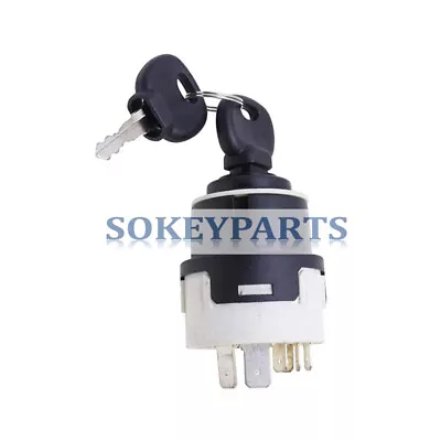 For Volvo Skid Steer MC60 MC70 New Ignition Switch 11881365 W 2 Keys  • $55.68