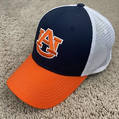 Auburn Tigers Hat Classic Snapback Team Logo Blue Orange White Mesh NCAA Cap • $18.97