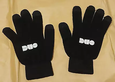 DUO Security Logo Winter Gloves For Touchscreen Phone - Black (Unisex One Size) • $9.99