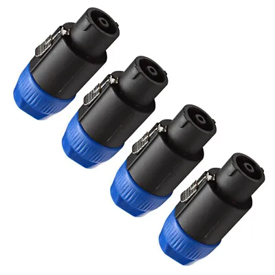 4  Speakon Connector 8 Pole Plug W/ Lock Speaker Cable • $18.49