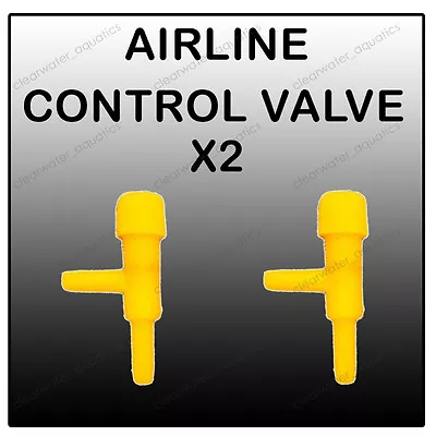 £2.79 • Buy 2x Tap Airline Air PUMP Tap Air Line CONTROL VALVE Tropical Marine Aquarium TANK
