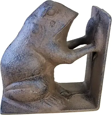 Frog Doorstop Heavy Cast Iron Vintage Antique Style • $43.86