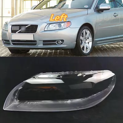 1Pcs For Volvo S80 2007-2016 Left Side Headlight Lens Cover+Sealant Glue • $113.39