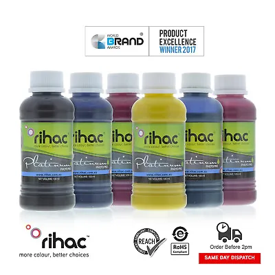 $15 • Buy RIHAC Dye Sublimation Ink For Epson Printer CISS Refill Heat Transfer 100ml