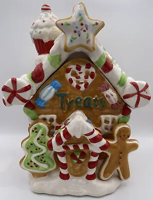 CRACKER BARREL Sweet Collection ~ GINGERMINT COOKIE JAR ~ Treats House • $49.99