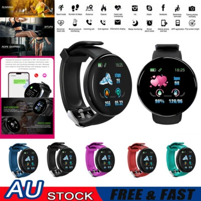 $14.85 • Buy Smart Watch Waterproof Bluetooth Sports Fitness Tracker For IPhone Android AU