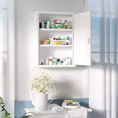 Medicine Cabinet With Lock Storage Shelves Locking Medical Cabinet • $69.99