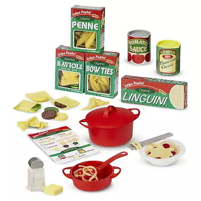 Melissa & Doug Prepare & Serve Pasta Play Food Set • $27.99