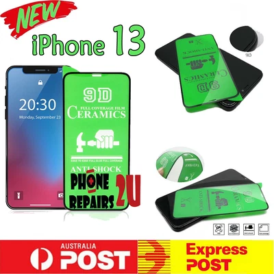 $15.99 • Buy Ceramic Screen Protector Apple IPhone 13/ 12 /Mini/Pro/Max Full 9H Polymer Nano 
