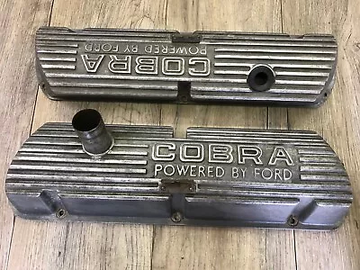 1964 65 66 Ford Shelby Gt350 Cobra Oem Buddy Bar Aluminum Valve Covers Very Rare • $1565