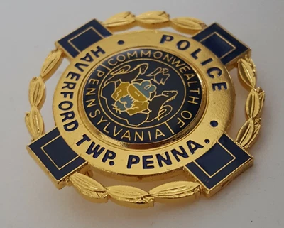 £22.79 • Buy Obsolate Historical Usa Police Badge ... Haverford TMP. / PENNSYLVANIA