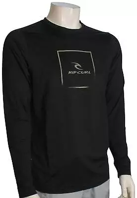 Rip Curl Corp Icon LS Rash Guard - Black - New • $39.95