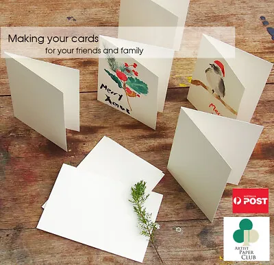 30 X A6 Blank Cards & C6 Envelopes Set DIY Folded CardsPremium Quality300gsm • $18.95