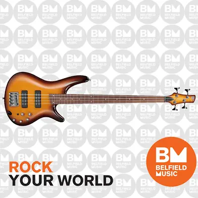 $899 • Buy Ibanez SR370EF Bass Guitar Fretless Brown Burst - SR370EFBBT - Brand New