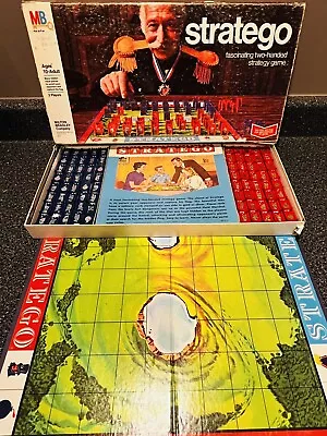 Vintage STRATEGO Board Game By Milton Bradley 1977 - 100% Complete! • $22