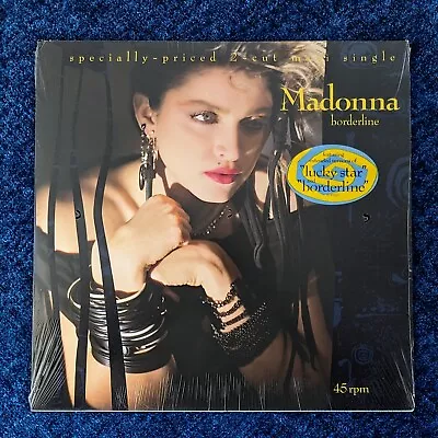MADONNA SEALED BORDERLINE 12'' VINYL LP US 1984 MAXI LP RECORD Promo Hype • $120