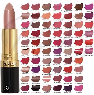 Revlon Super Lustrous Lipstick ~ Pearl ~ Creme ~ Shine ~ You Choose! • $6.95